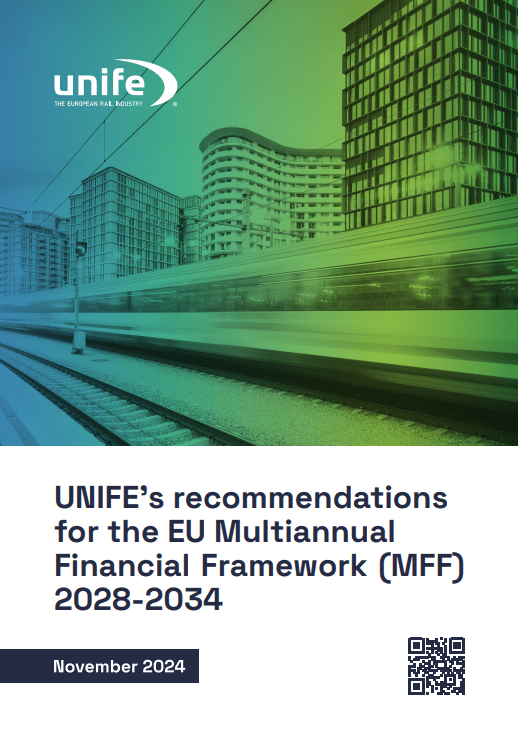 UNIFE’s recommendations  for the EU Multiannual  Financial Framework (MFF) 2028-2034